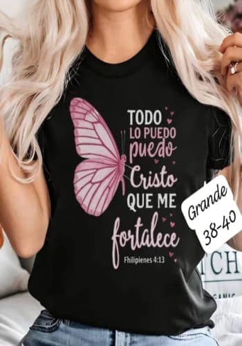 Playera  larga color Negro talla Grande  estilo Casual