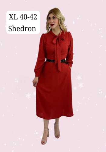 Vestido  largo color Shedron  talla Extragrande  estilo Línea A
