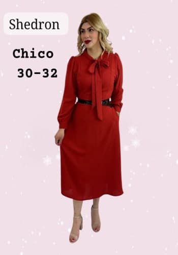 Vestido  largo color Shedron  talla Chica  estilo Línea A