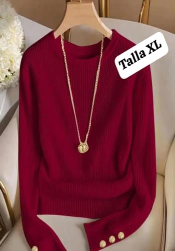 Blusa larga color Rojo talla Extragrande  estilo Casual